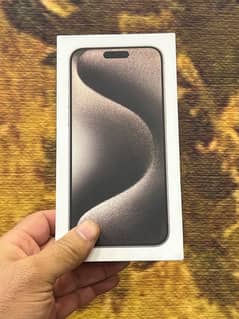 IPhone 15Pro Max JV Black & Natural Non Active Box Packed