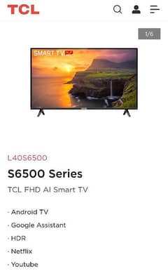 TCL 40 inch Android LED