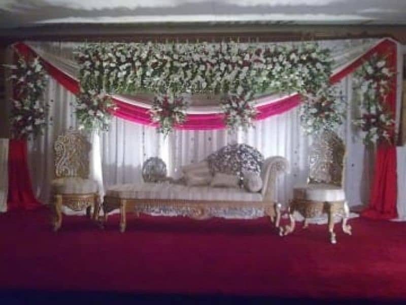 stage decorations , fresh and artifac flowers decor, event management 3