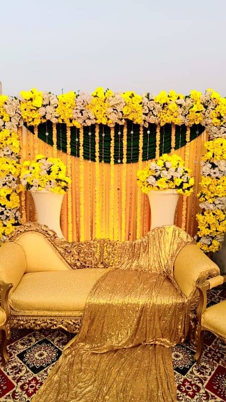 stage decorations , fresh and artifac flowers decor, event management 18