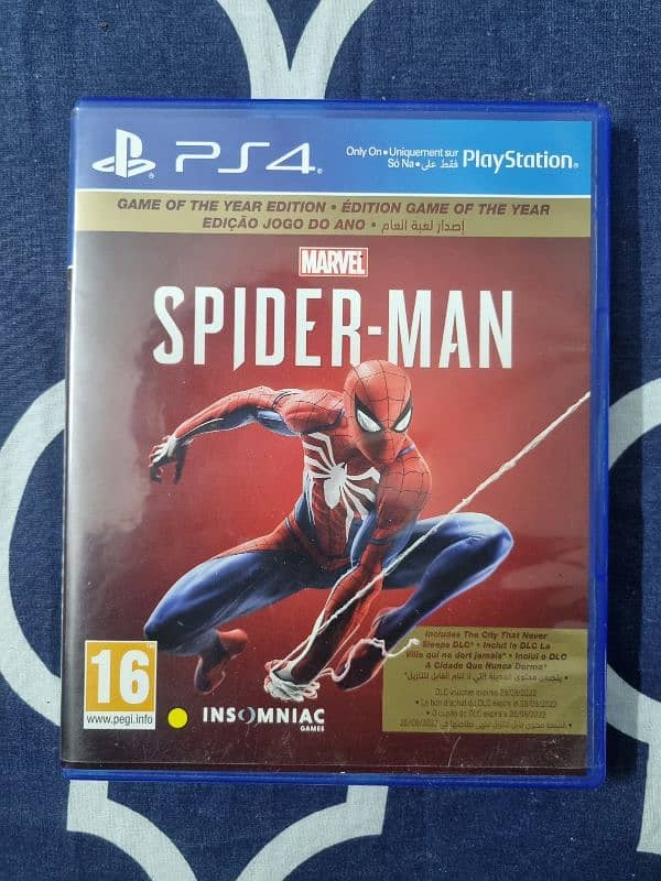 Spider man PS4 game 0