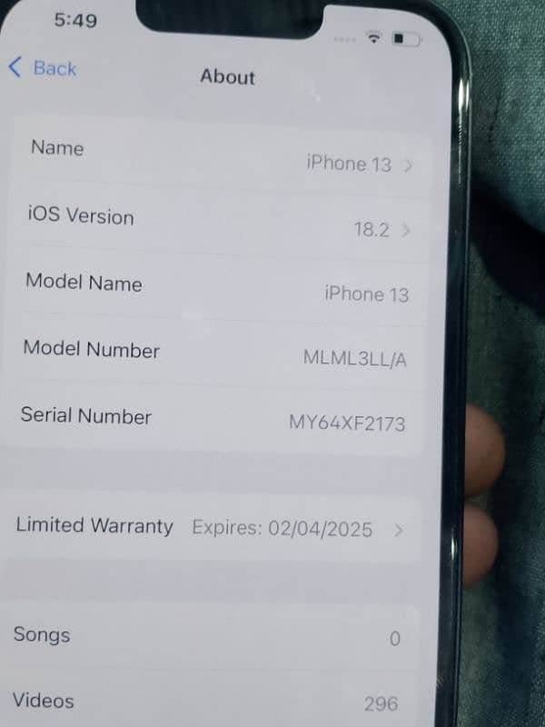 I phone 13    128gb no pta jv 6