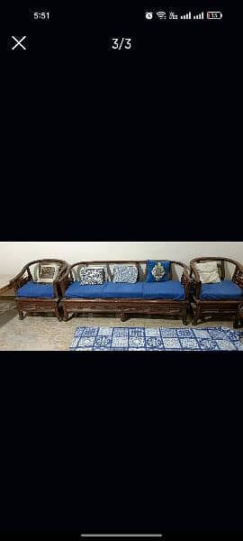 shesham  sofa set 0