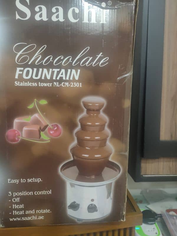 Chocolate fountain 1