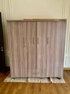 3 door closet and Dawlance Fridge (Medium Size)