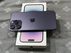 Iphone 14 pro max 128 gb with box and charger