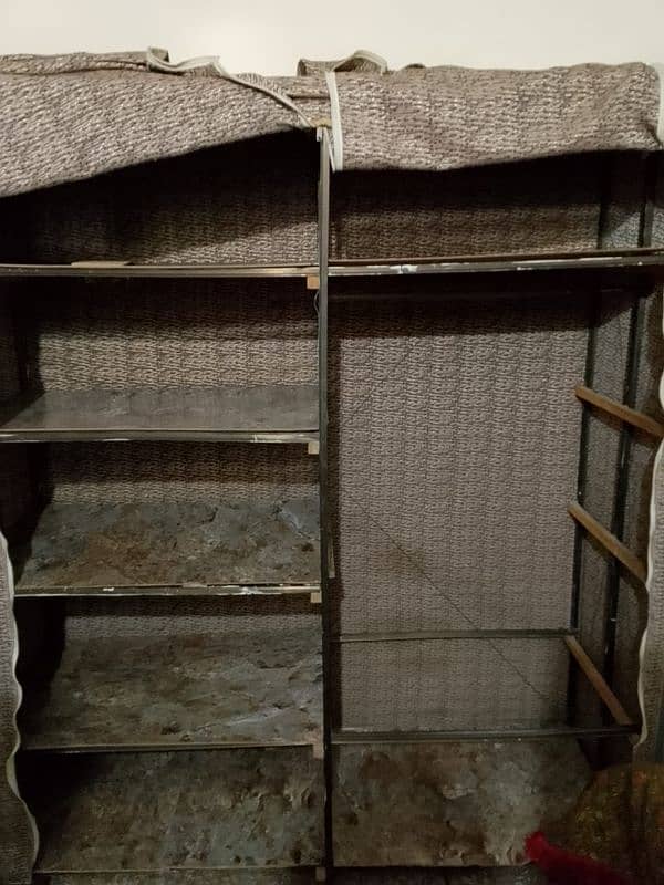 wardrobe almari for sale metal stands 0