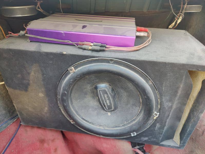 amplifer woofer speaker in good condition 1