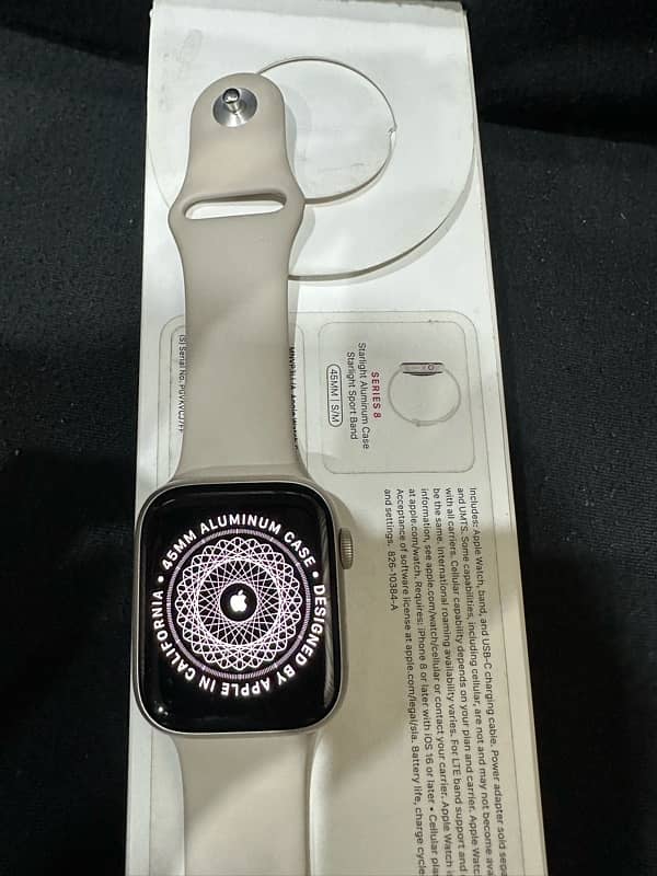 Apple watch series 8 45mm with all box 1