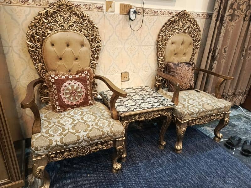 Premium Coffee Chairs Set (Chinioti) 0