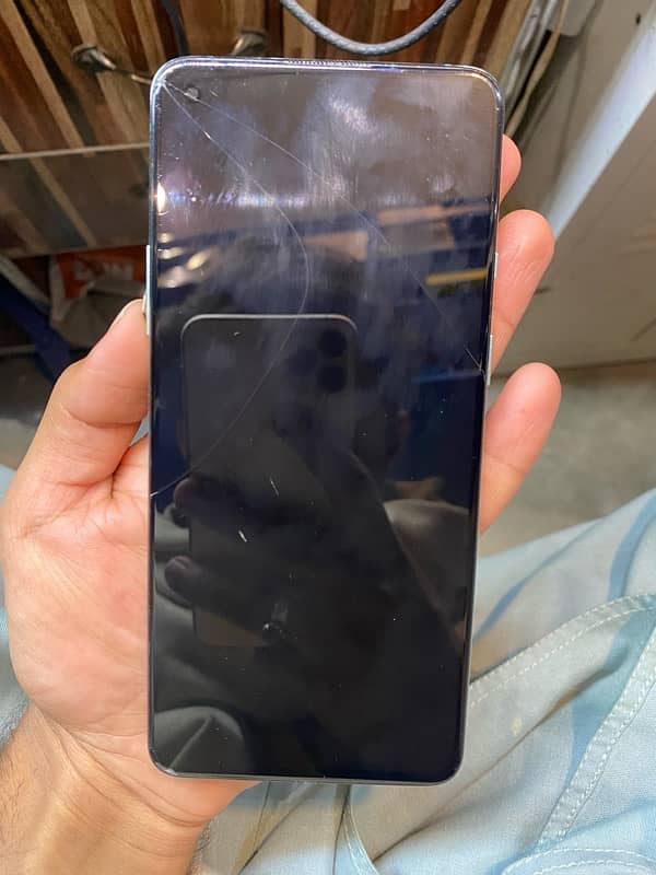 oneplus 8t panel  sale line and glass brack 0