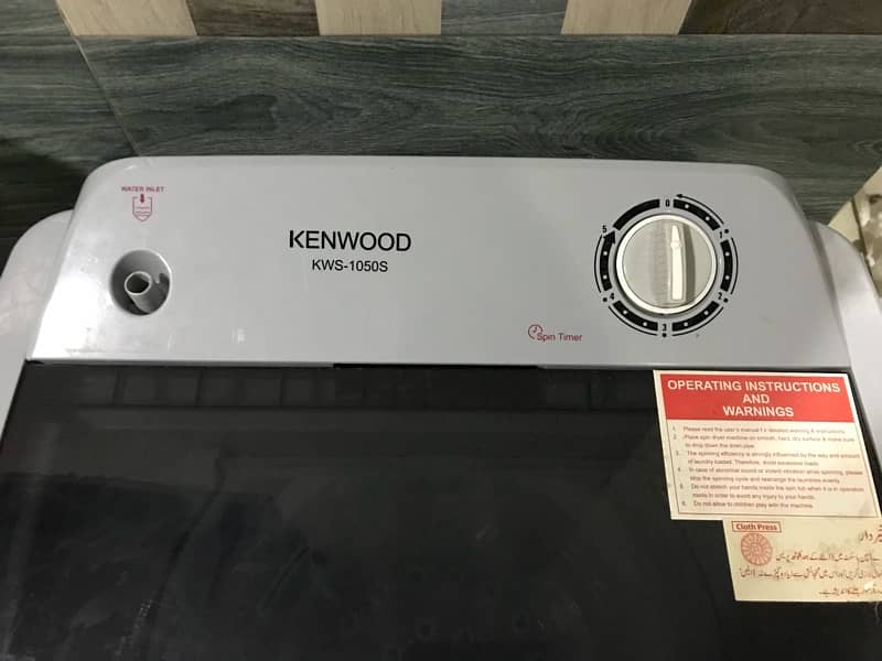 kenwood hysdrospin clothes dryer 1