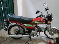 Honda CD 70 2022 rawalpindi 1st owner 15k drive lush bik 03359845973