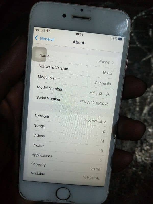 iPhone 6s 128 gb 9