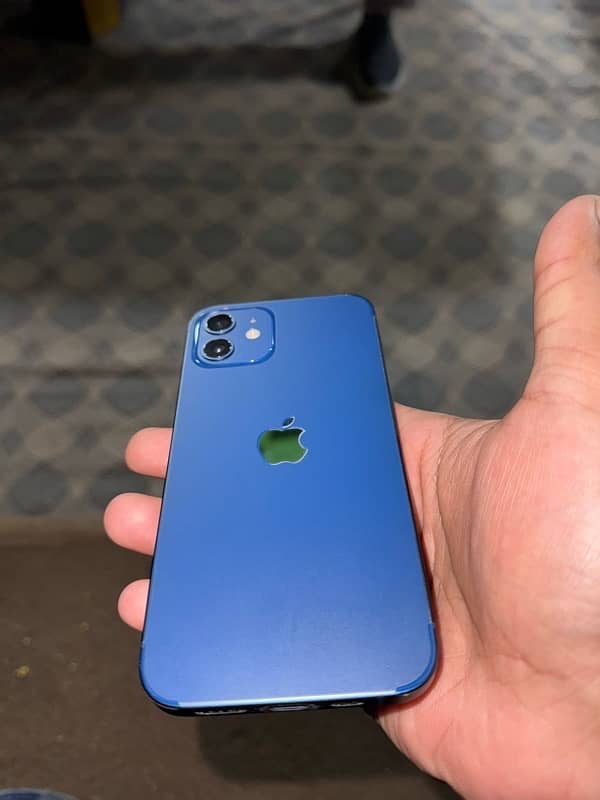 iphone 12 blue 10/10 like new 0