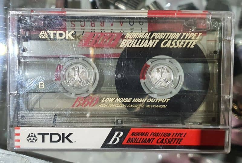 TDK B-60 Audio cassette 0