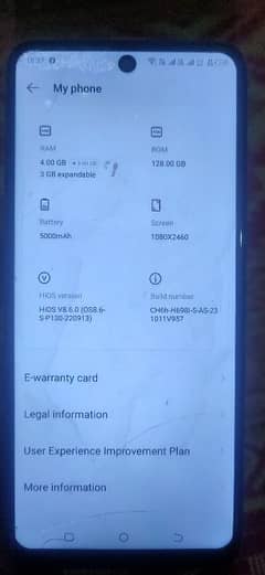 Tecno camon 18t for sale with box condition scratchless