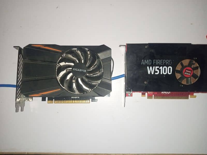 1050 ti 4GB AND AMD FIREPRO w5100 4Gb 0