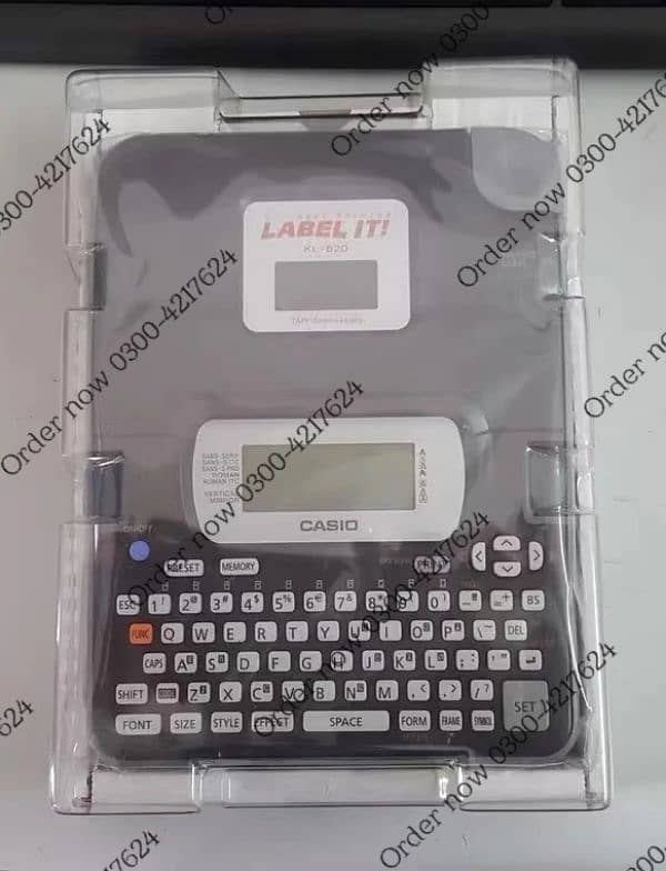 Original Casio PRINTER Model KL-820 LABEL copier For Casio 5