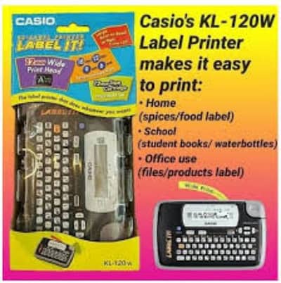 Original Casio PRINTER Model KL-820 LABEL copier For Casio