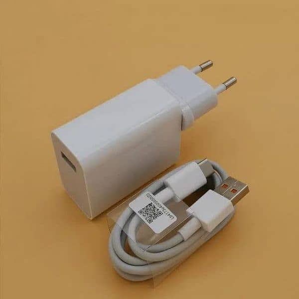 XIAOMI 33W EU PLUG QC3.0 FAST QUICK WALL CHARGER WITH CABLE 1