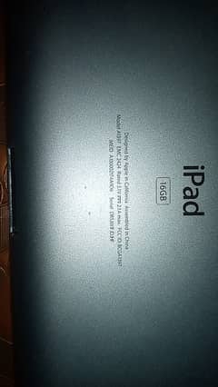 Apple I Pad 2 Only for parts (Please read ad care fully)