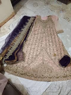 bridal dress maxi zari work