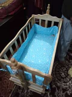 wooden jhoola & Pram for kids