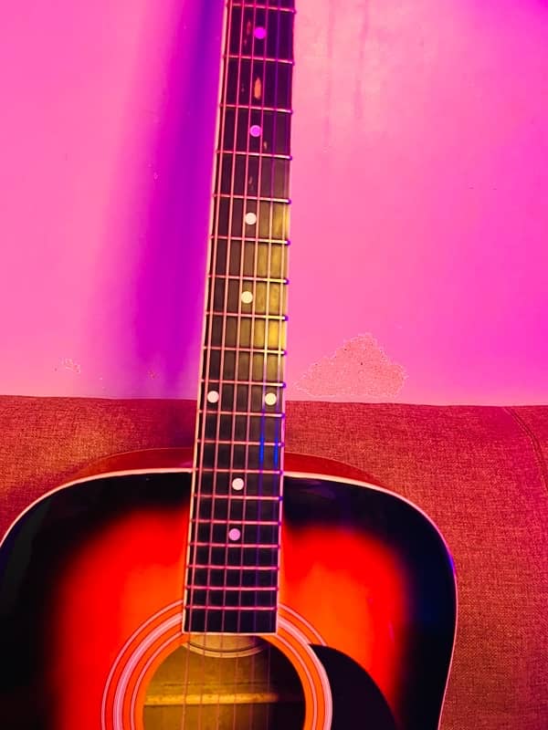 Acoustic guitar professional 41 inch jumbo size with trust rod 2