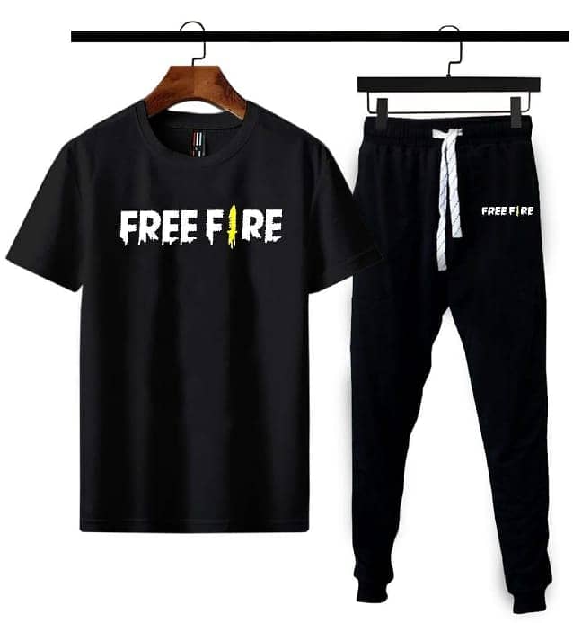 Men's Printed Cotton Jersey Tracksuit(2-Piece Set) 3