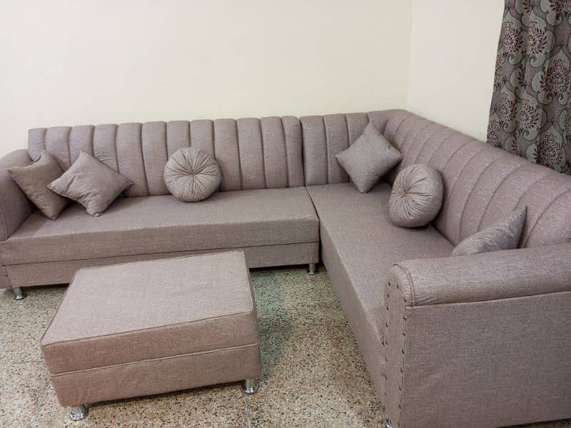 L shaped sofa 7 seater Brand New Condition 0