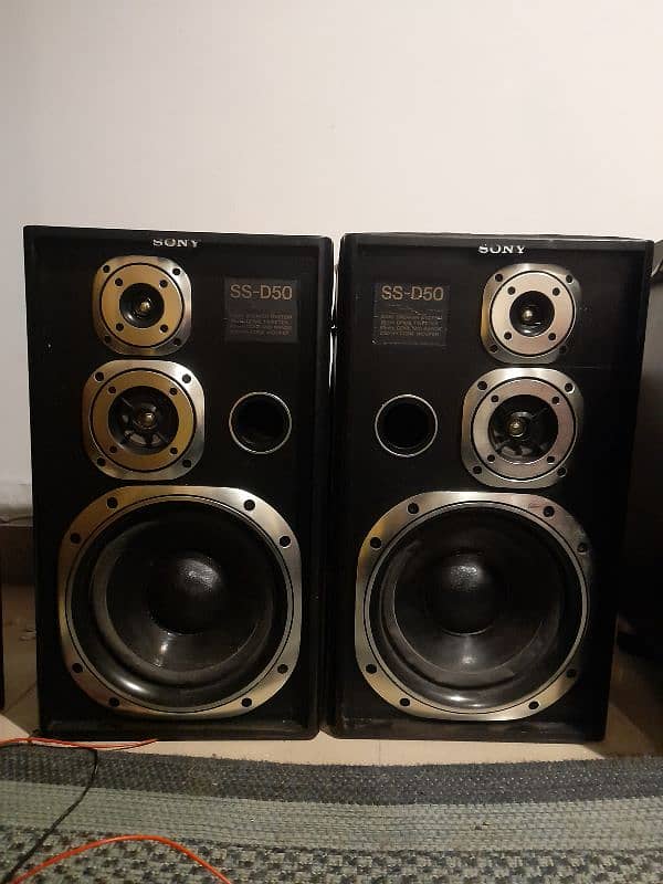 SONY 8 Inch Japanes Speakers with JVC Victor Amp 0