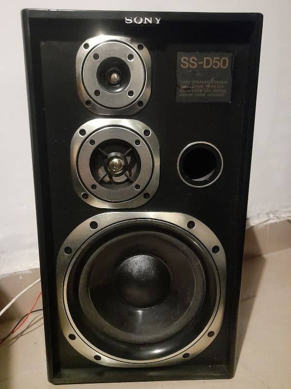 SONY 8 Inch Japanes Speakers with JVC Victor Amp 2