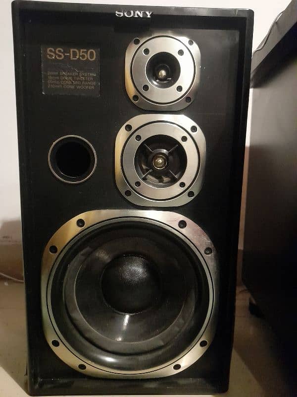 SONY 8 Inch Japanes Speakers with JVC Victor Amp 3