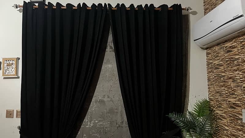 Curtain with blind 1