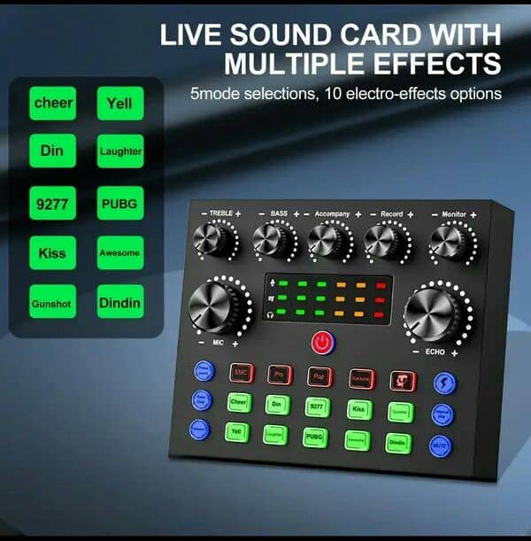 V8S Sound Card for Real-time Streaming IPhone Broadcasting for PC 3