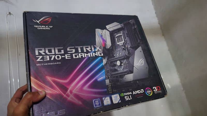 ASUS ROG Z370 -E Gaming Wifi Motherboard 8th 9th generation LGA1151 3