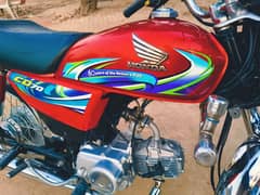 Honda CD70 2024 All Punjab Number Lush Condition