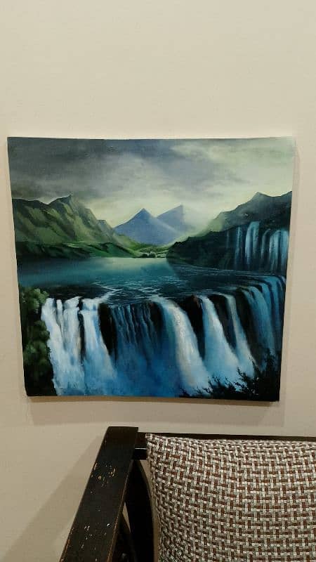 Handmade Acrylic Nature Landscape Painting – Unique & Beautiful 1