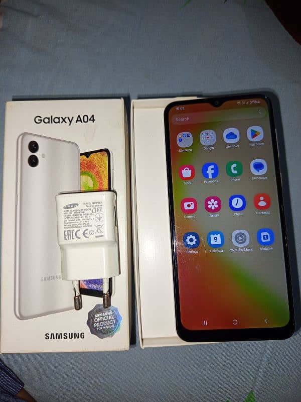 Samsung A04 Phone 4/64 GB With Warranty Box & Adapter 1