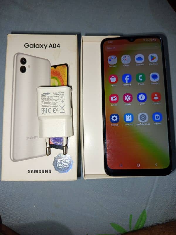 Samsung A04 Phone 4/64 GB With Warranty Box & Adapter 2