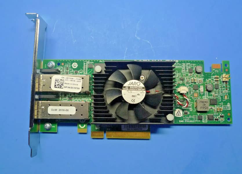 10GB Dual-Port SFP+ PCI-E P008827-23E Network Adapter Dell CTP 0