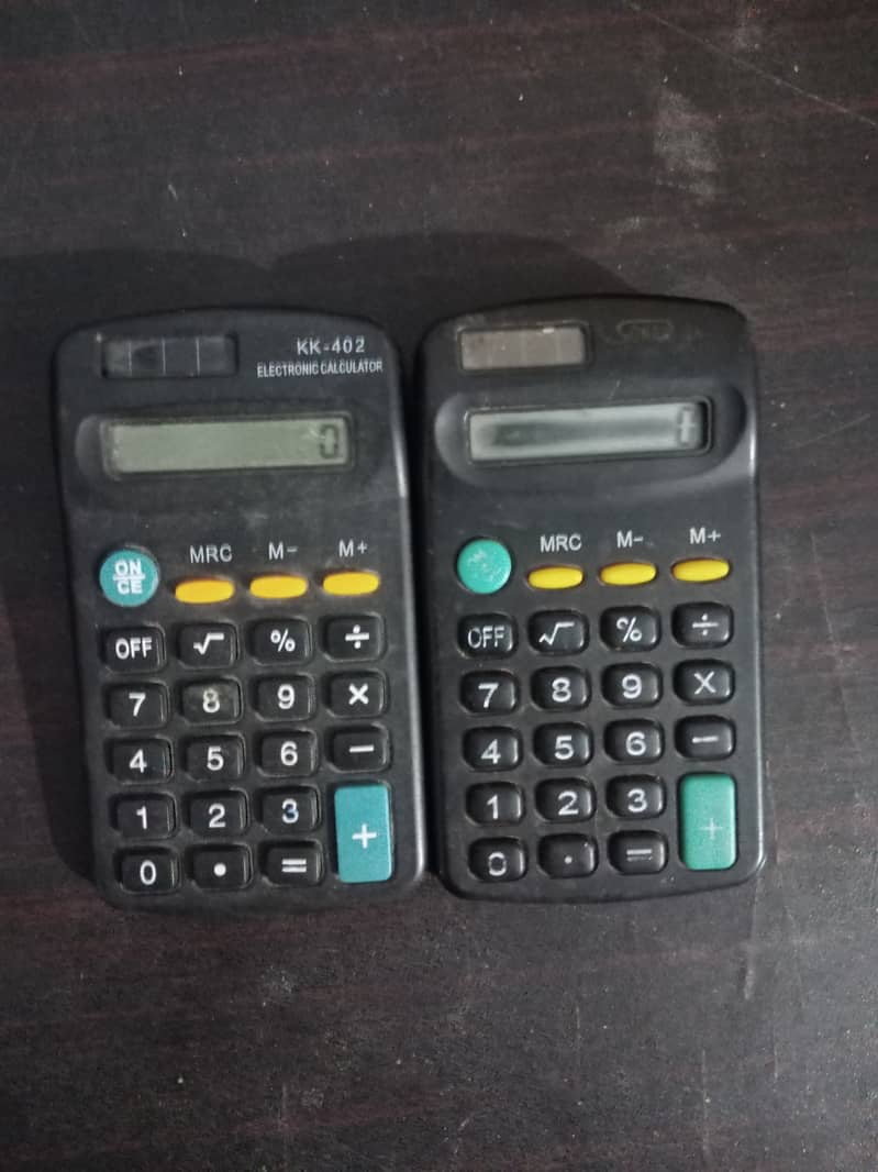 Two CALCULATORS 0