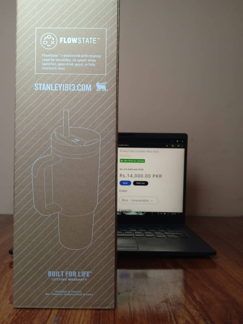 Original Stanley The Quencher H2.0 Flowstate Tumbler 40oz Blue 1