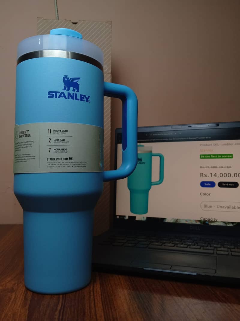 Original Stanley The Quencher H2.0 Flowstate Tumbler 40oz Blue 6