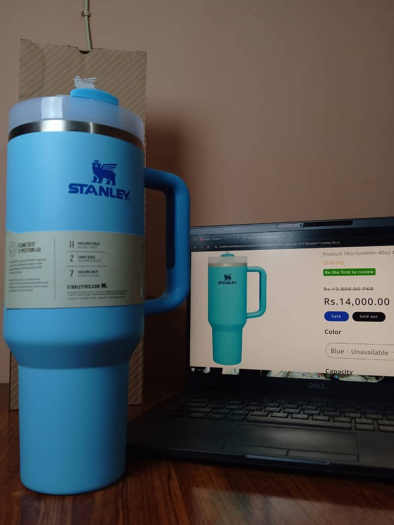 Original Stanley The Quencher H2.0 Flowstate Tumbler 40oz Blue 9