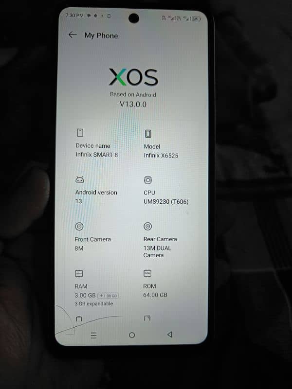 Infinix smart 8 for sale PTA Approved 1