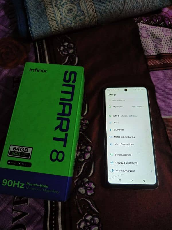 Infinix smart 8 for sale PTA Approved 3