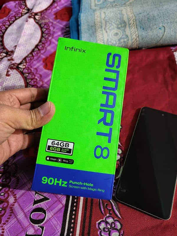 Infinix smart 8 for sale PTA Approved 4