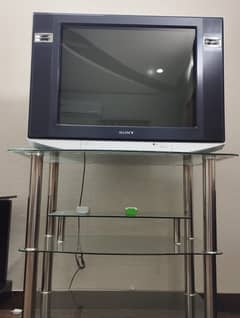 Sony Flat Screen TV and TV Trolley